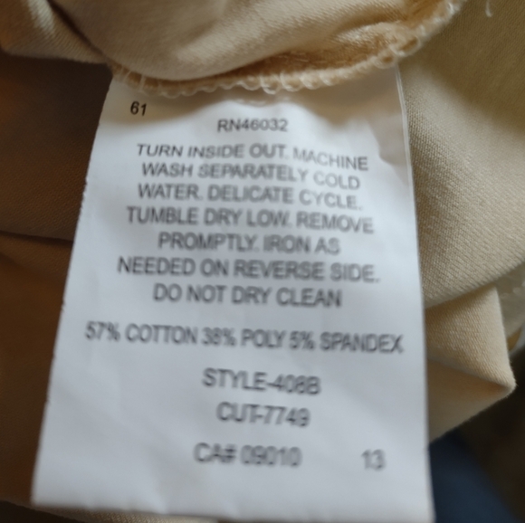 N Touch woman's long sleeve blouse shirt top size small - Picture 6 of 6